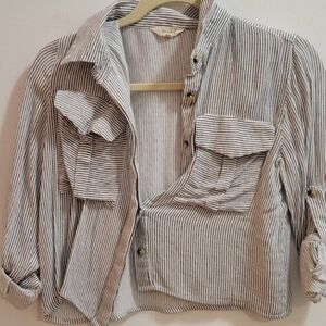 Sim & Sam Striped Button Shirt